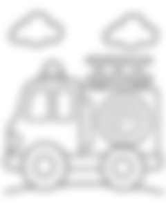 Fire engine, a Scribble Club page