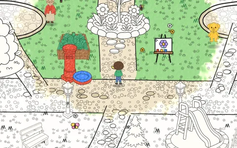 A real screen from Bedtime Street